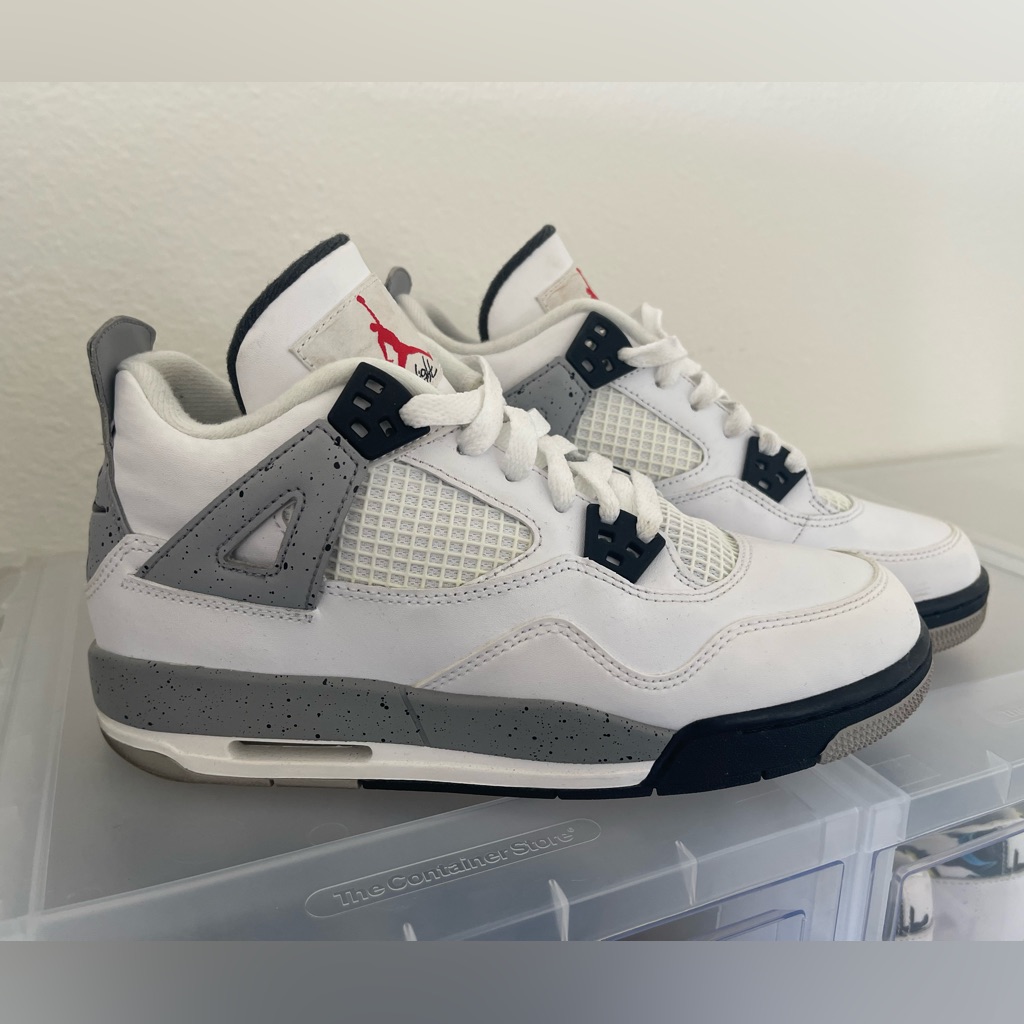 Jordan 4 Retro White Cement Size 6